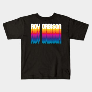 Retro Roy Proud Name Personalized Gift Rainbow Style Kids T-Shirt